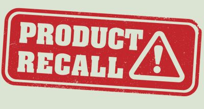 Product defect recall alert